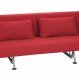 Living Room Interior, Bright Red Sleeper Sofa for Your Living Room: Stunning Red Sleeper Sofa