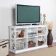 Living Room Interior, Harmonize your Media Room through White TV Console : Fabulous White TV Console