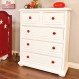 Bedroom Interior, White Wood Dresser: Neutral Color for Your Guest Bedroom Decoration: Stunning White Wood Dresser