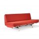 Living Room Interior, Bright Red Sleeper Sofa for Your Living Room: Trendy Red Sleeper Sofa