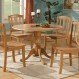 Dining Room Interior, Fascinating Round Dinette Sets for Your Dining Room : Wood  Round Dinette Sets