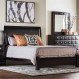 Bedroom Interior, Stylish Black Queen Beds for Any Rooms : Photo Black Queen Beds From Leather