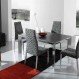 Dining Room Interior, Custom Dining Room Sets for Home: Gray Modern Dining Room Sets