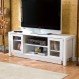 Home Interior, TV Console Table for Awesome Entertainment Room: Modern White TV Console Table