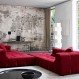 Home Interior, Chair Sleeper Bed – Quality Living Room Furniture: Red Large Chair Sleeper Bed