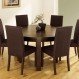 Dining Room Interior, Custom Dining Room Sets for Home: Round Brown Dining Room Sets