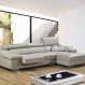 Home Interior, Gray Sectional Sofa with Various Quality : Dark Gray Leather Gray Sectional Sofa