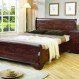 Bedroom Interior, Cheap King Size Bed to Complete Your Homey Home: Sturdy Classic Cheap King Size Bed For Master Bedroom
