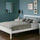 Bedroom Interior, Cheap King Size Bed to Complete Your Homey Home: White Cheap King Size Bed
